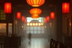 悬疑作品《雾港来信》封面，雾气笼罩的港口灯塔
